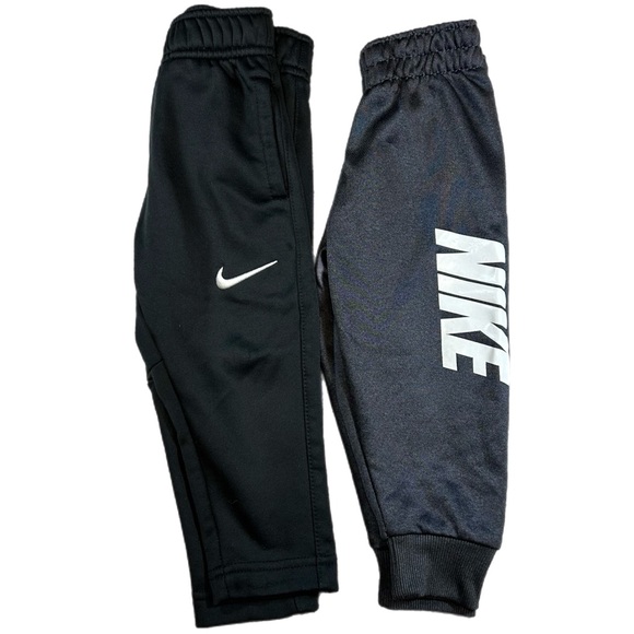 Nike Boys 2T Sweatpants/Joggers-Gray and Black - Picture 1 of 7